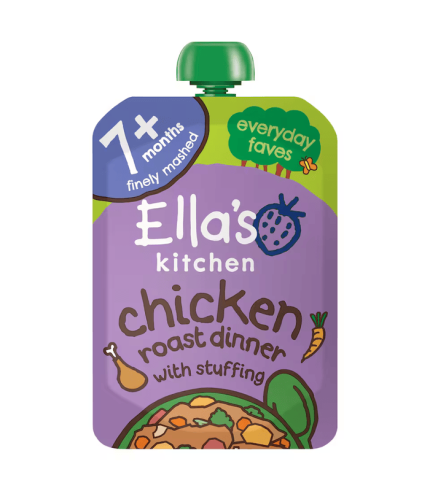 Ella's Kitchen Organic Chicken Roast Dinner 130g