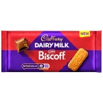 Cadbury Dairy Milk BISCOFF Biscuit Chocolate Bar 95g