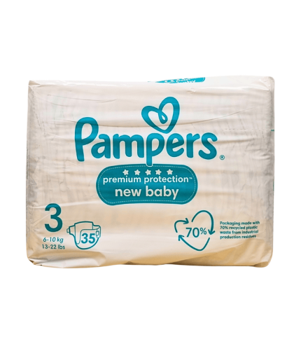 Pampers Premium Protection New Baby Size 3 35pcs (6-10Kg)