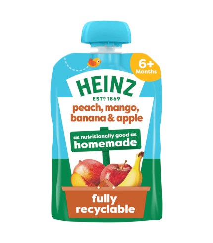 Heinz Peach Mango Banana & Apple 100g