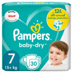 Pampers Baby Dry Size 7 30 Pcs Pack (15+Kg)