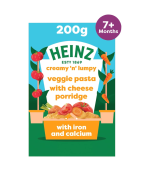 Heinz Veggie Pasta with Cheese Baby Food Porridge 7m+ 200g