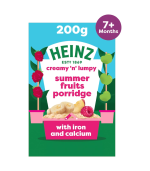 Heinz Summer Fruit Porridge Baby Food 7m+ 200g