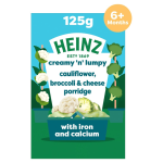 Heinz Cauliflower Broccoli & Cheese Porridge Baby Food 6m+ 125g