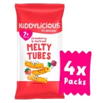 Kiddylicious Melty Tubes Strawberry & Beetroot 4x10g