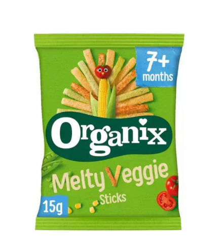Organix Melty Veggie Sticks 15g