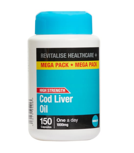 Revitalise Healthcare+ Cod Liver Oil Capsules 150s