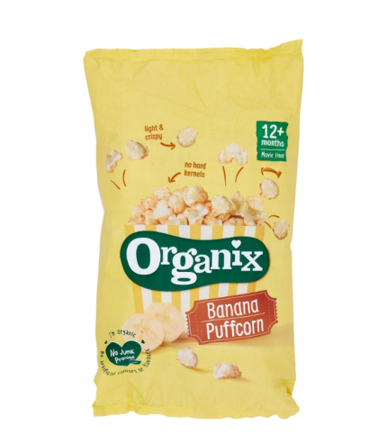 Organix Banana Puffcorn 10g