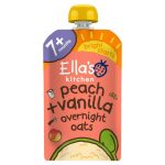 Ella's Kitchen Peach + Vanilla Overnight Oats with Yogurt 7+ Months 100g