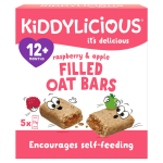 Kiddylicious Raspberry & Apple Oat Bars 5x21g