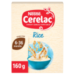 Cerelac Rice With Milk 6-36M 160g