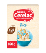 Cerelac Rice With Milk 6-36M 160g