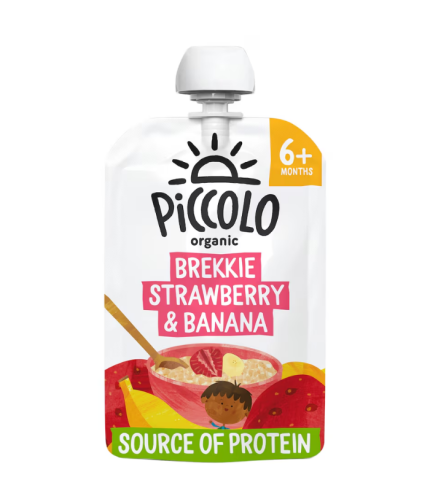 Piccolo Organic Brekkie Strawberry & Banana 100g