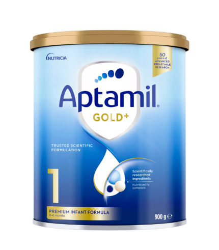 Aptamil Gold+ Infant Milk Formula Stage 1 (0-6m) 900g