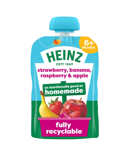 Heinz Strawberry Banana Raspberry & Apple 100g