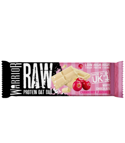 Warrior Raw Protein Bars White Chocolate Cranberry Flavoured 20G
