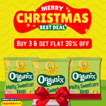 Organix Melty Sweetcorn Rings 6 Months+ 20g X 3