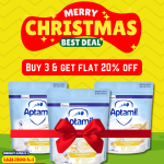 Aptamil Creamed Banana Porridge 4-6+ Months 125g X 3