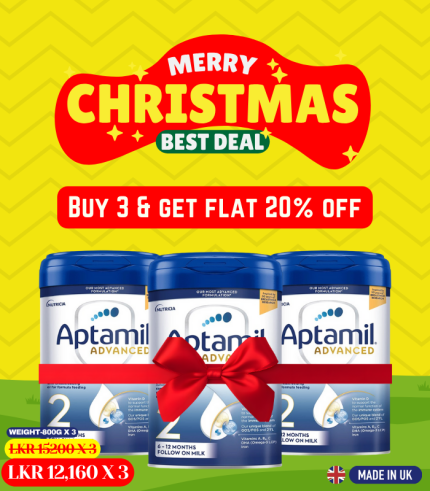 Aptamil Advanced Stage 2  6-12 Months 800g X 3