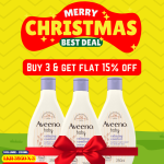 Aveeno Calming Comfort Bedtime Bath & Wash 250ml X 3