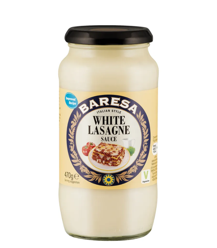 Image resizer 70080021 Baresa White Lasagne Sauce 470g - Image 1