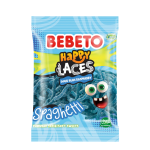 Bebeto Happy Laces Sour Blue Raspberry 70g