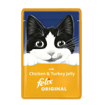 Purina Felix Chicken & Turkey in Jelly 85g