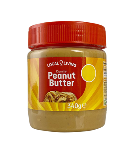 Local Living Crunchy Peanut Butter 340g