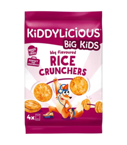 Kiddylicious Kids BBQ Rice Crunchers 15gx4