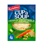 Batchelors Cup A Soup Cream Of Vegetable Croutons 4 Pack 122G