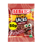 Bebeto Happy Laces Sour Cola 70g