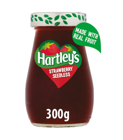 Hartley's Seedless Strawberry Jam 300g
