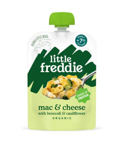 Little Freddie Mac & Cheese with Broccoli & Cauliflower
