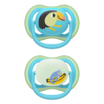 Philips Avent Ultra Air Day & Night Soothers 6-18m 2 Pcs Set