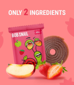Bob Snail Apple Strawberry Fruit Rolls 10g - Image 2
