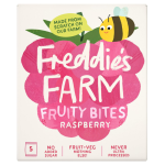 Freddie's Farm Fruity Bites Raspberry 5x20g