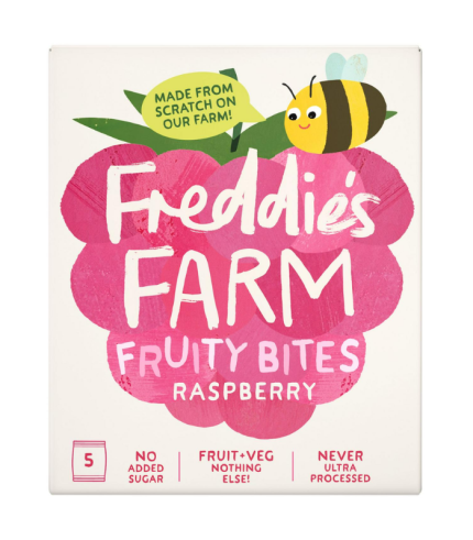 Freddie's Farm Fruity Bites Raspberry 5x20g