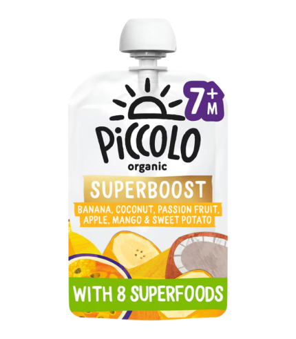 Piccolo Organic Superboost Banana, Mango, Coconut and Passionfruit 100g