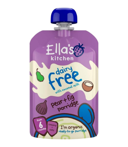 Ella's Kitchen Dairy Free Coconut Milk Pear & Fig Porridge 100G