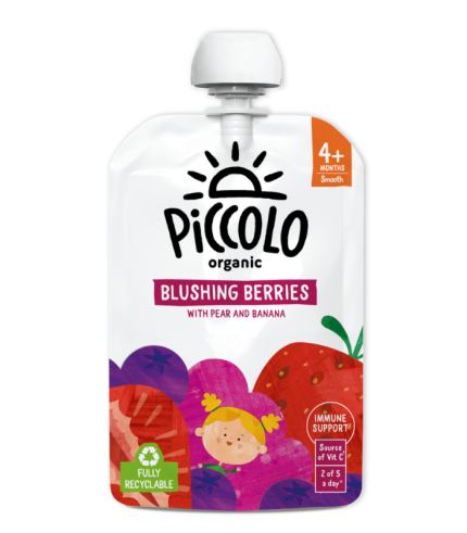 Piccolo Organic Blushing Berries 100G