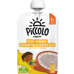 Piccolo Organic Pear, Banana, Coconut Milk & Baby Rice 100g