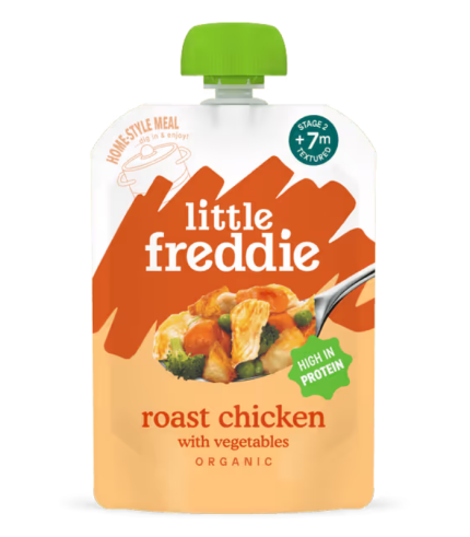 Little Freddie Roast Chicken with Vegetables 7m+ 130g