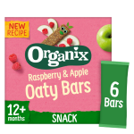 Organix Raspberry & Apple Soft Oaty Bars 6x23g