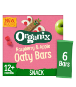 Organix Raspberry & Apple Soft Oaty Bars 6x23g