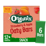 Organix Strawberry & Apple Soft Oaty Bars 6x23g
