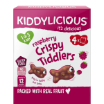 Kiddylicious Raspberry Crispy Tiddlers 4x12g