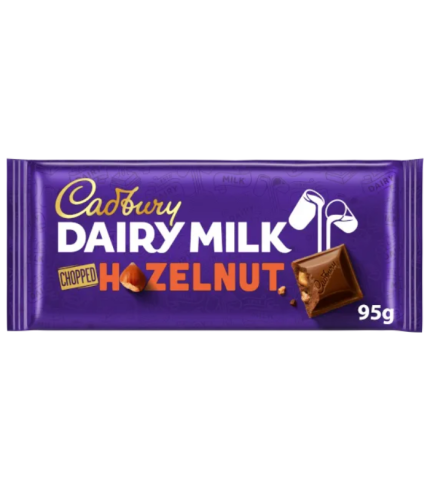 Cadbury Dairy Milk Chopped Hazelnut 95g