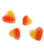Bebeto Fizzy Peach Hearts 150g - Image 2