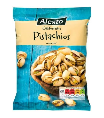 Alesto Pistachios Unsalted 250g