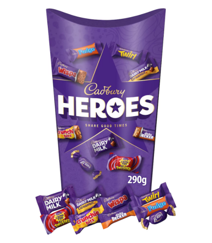 Cadbury Heroes Chocolate Box 290g